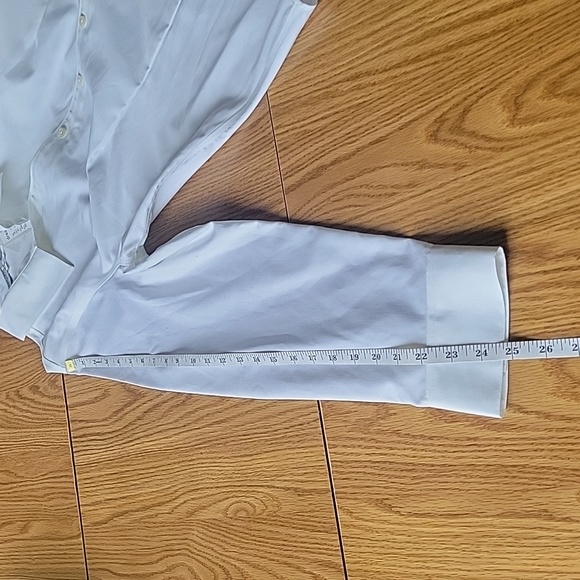 New JONES STUDIO buttons down blouse size 16 color oof white - Picture 13 of 16